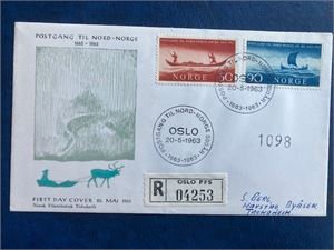 NK 536-37  Nord Norge FDC