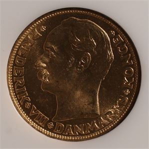 10 kroner 1909 Danmark 0 Gull