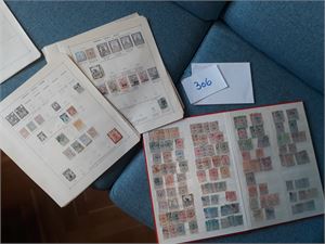 IRAN Rester i 16 siders bok og på gamle albumark. Ikke sjekket, skal selges!