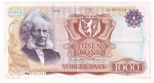 1000 kroner 1975 A