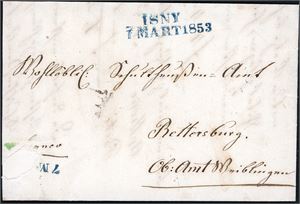 Germany. Nearly 100 letters in 3 albums. Most of them are from 1830 to 1855. All are unfranked.