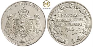 2 kroner 1906 Jub. Kv.0
