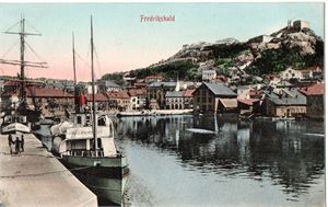 Postkort. Fredrikshald.