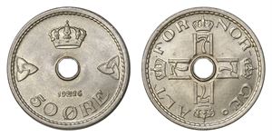 50 Øre 1926 Kv 0