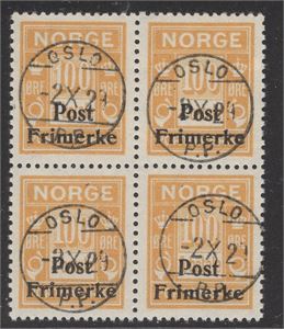 NK 170 4-blokk LUX minist. Oslo 2-X-29