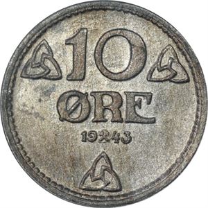 10 Øre 1943 Kv 0