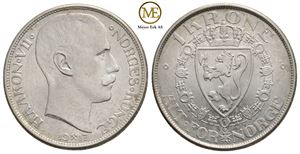 1 krone 1917 Haakon VII. Kv.0/01