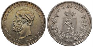 2 kroner 1898 Oscar II. Kv.01