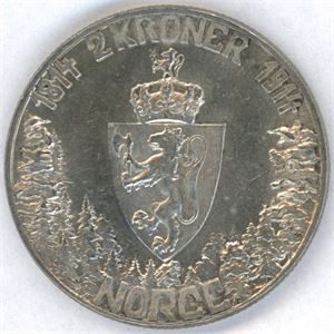 2 kroner 1914 Mor Norge. 0/01