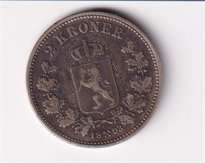 2 kroner 1893