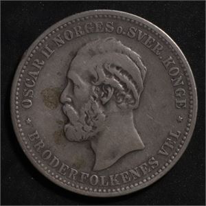 2 kroner 1885 Norge 1