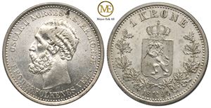 1 krone 1894 Oscar II Kv.0