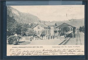 JERNBANESTASJON-STØREN (Aspaas) Brukt 1904