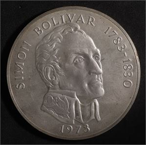 20 balboa 1973 Panama 0 Sølv