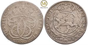 4 mark 1691 Christian V. Kongsberg. Kv.1