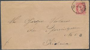 NK 53 på pent brev st "Vegø 17-3-1892"