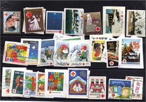 Røde kors julemerker, 40 stk