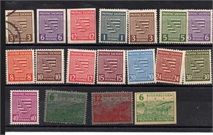 Provinz Sachsen,  AFA 2-29, de fleste postfriske