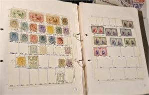 Spania,  startsamling fra AFA85 -  AFA1984, miks av stemplede/ustemplede merker