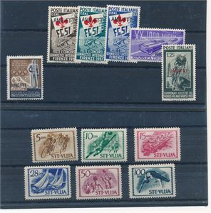 TRIESTE A - B xx noen serier 50-tallet