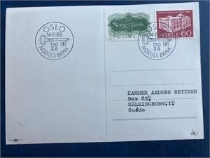NK 577-78 Norges Bank FDC
