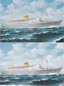 Båtkort - 4 stk Bergensfjord