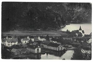 PARTI FRA FEDE (Steinkopf Woll) stemplet "FEDE 4 IX 17"