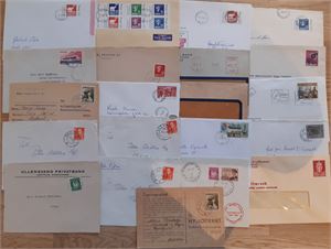 Brevlot: 8-900 brev/kort, C6. 90% Norge, 1940-2000. Blandet kv.