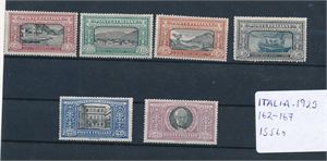 ITALIA x Mi 188-93, 1923 Manzoni (€ 600 for x)