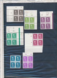 BALTIKUM-ESTLAND xx ex Mi 113-24, 7 4-blokker president Päts (€ 128)