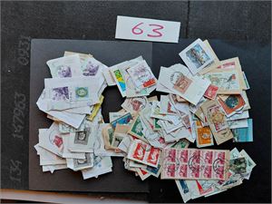 AUST-AGDER 71 gram klipp og vaska merker. Usjekket, se bilde