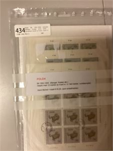 Polen Mi 1393-1404 stemplet (Slanger frosker mm)  Serie i stemplede helark av hvert.  Verdi 55 e