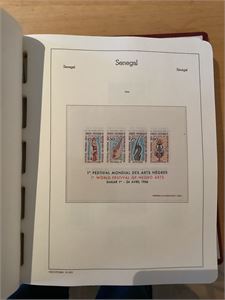 Senegal, Sierra Leone, Somalia, Sudan og Syd Afrika Album med  ** 1960-1970 i Leuchtturm SF-album