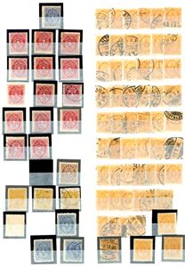 Iceland. A large stock to 1930 in an album.