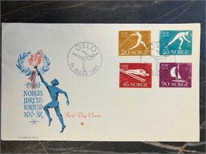 NK 492-95 Idrett FDC
