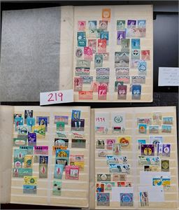 EGYPT xx samling på 6 plansjesider fra Mi 529 til midten 1980 med 195 forskjellige + 5-stripe (€ 200)