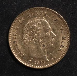10 kroner 1873 Danmark 1+/01