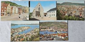 5 stk Bergen - Utgjevar Aune