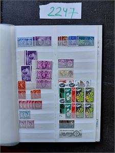 GB xx diverse merker i 16 siders bok 1948-98. Noen serier av de nyeste