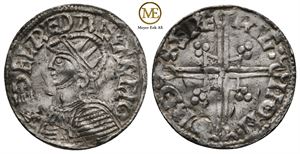 Penning kong Æthelred II England (978-1016) Kv.1+