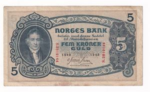 5 kroner 1940 S