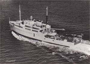 Båtkort - M/S "Haugesund"