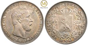 Speciedaler 1865 Carl XV. Kv.0/01