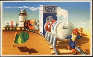 Tomte Vask. Reise Advis brukt i 1943. K-1