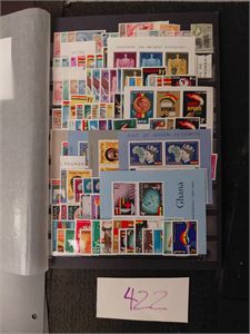 GHANA xx samling 1957-69 inkl miniark/Kleinbogen (€ 753)