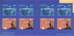 NK 1380 - 1381 Godt nytt årtusen FH 111 I  8 merker alle lux brakerøya 10.02.00