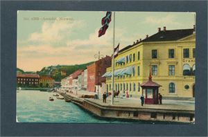 No. 5369 ARENDAL, NORWAY (Fredrik Peterson). Perfekt kort laget i USA