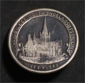 Medalje1930 Norge Olavsjubileet og Trøndelagsutstillingen