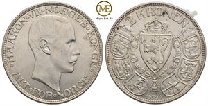 2 kroner 1916 Haakon VII. Kv.0/01