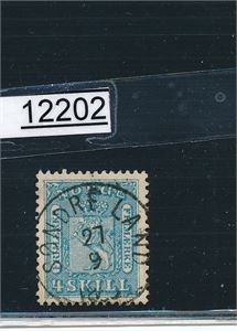 Nk 8 o. Pent "SØNDRE LAND 27-9-1865" (6 pkt)